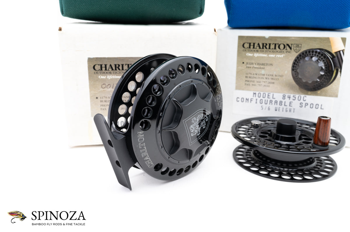 Charlton 8450C Fly Reel with 5/6 and 7/8 Spools