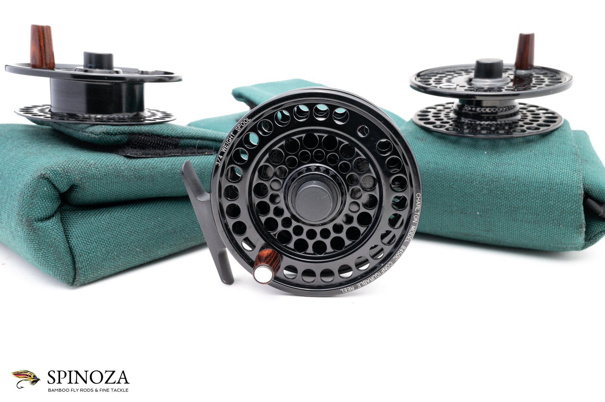 Charlton 8450C Fly Reel with 3/4, 5/6, 7/8 spools