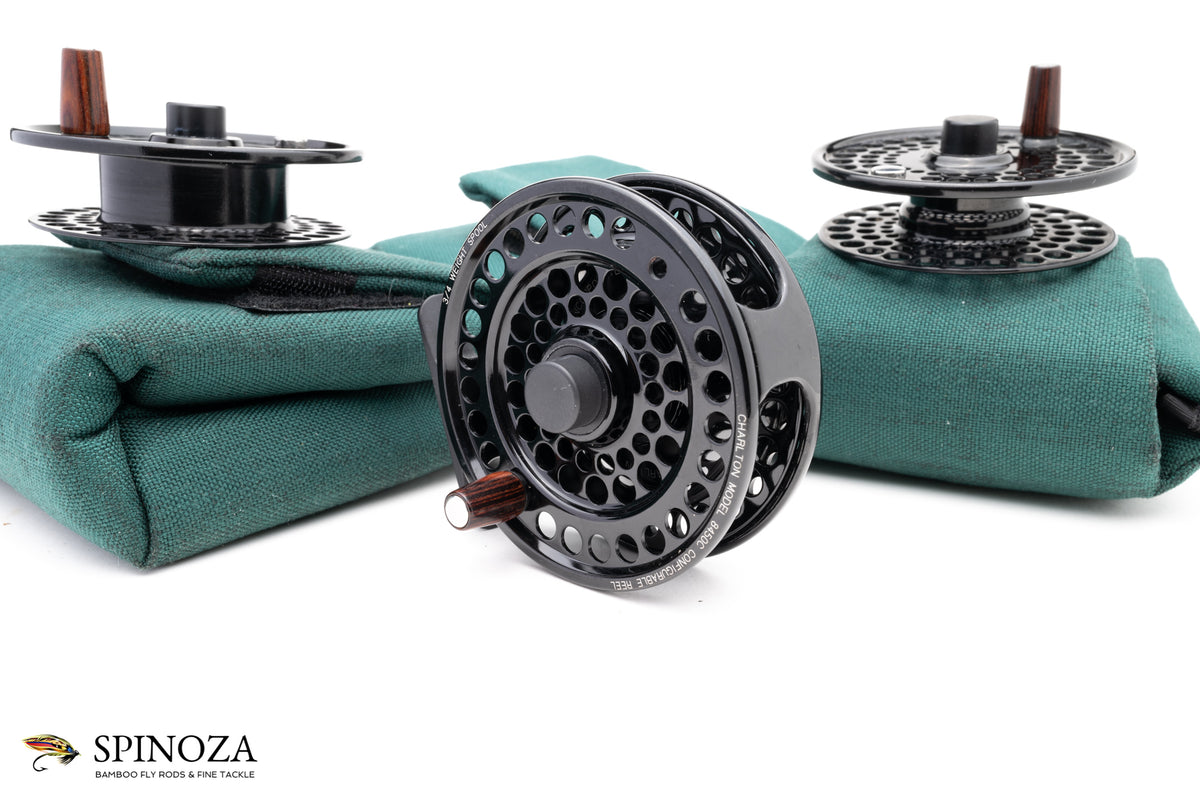 Charlton 8450C Fly Reel with 3/4, 5/6, 7/8 spools