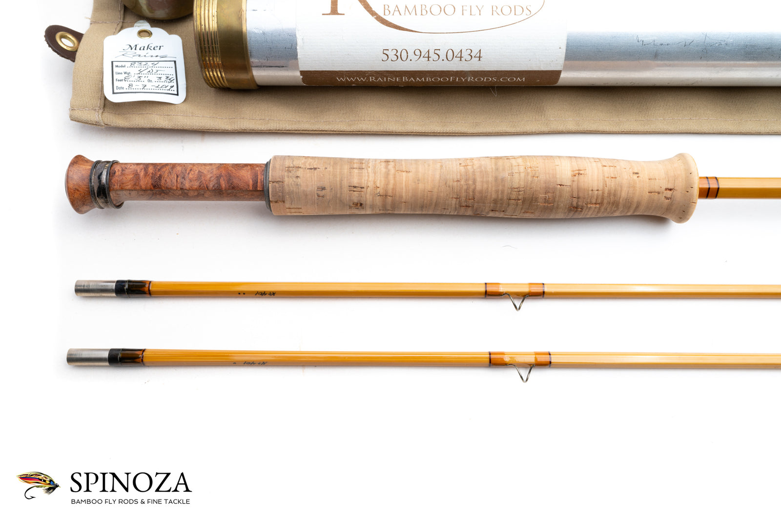 Chris Raine Bamboo Fly Rod 8'3" 2/2 #4