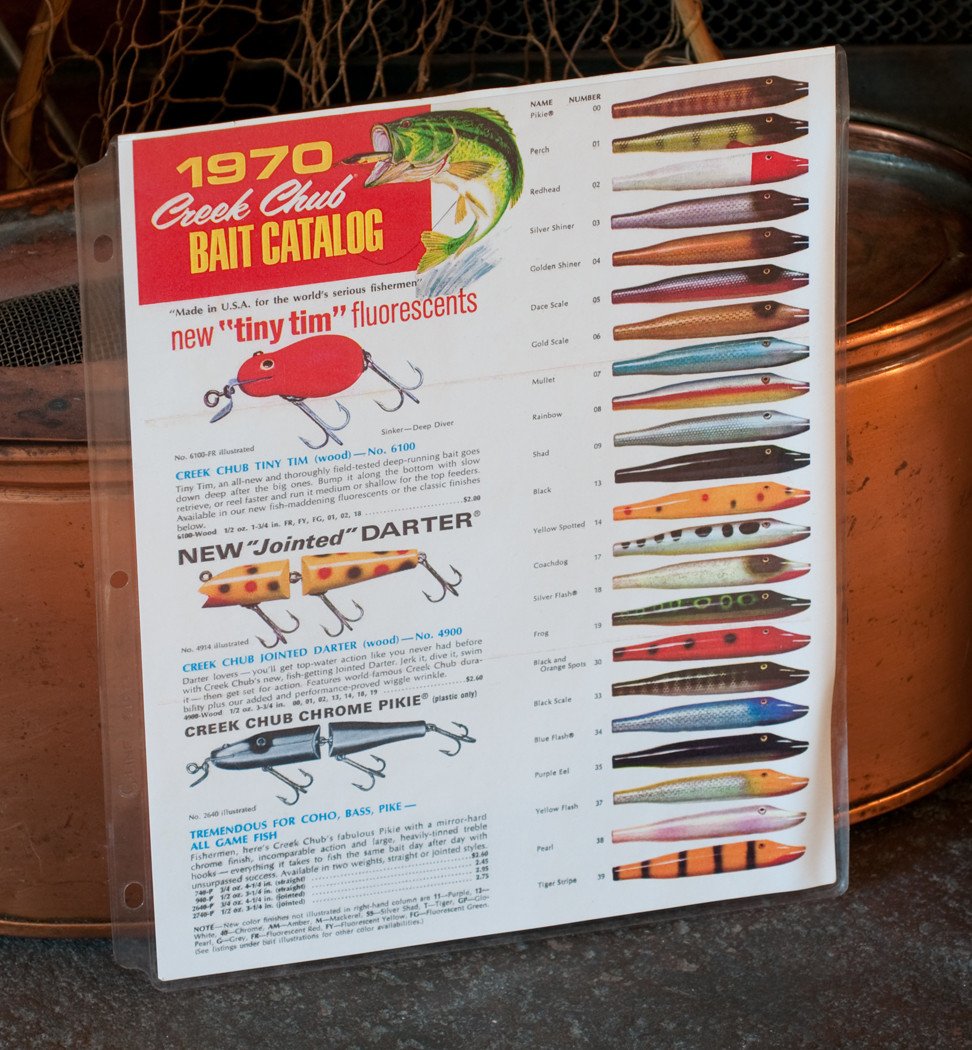 Creek Chub 1970 Catalog 