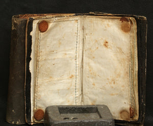 William H. Dingley's personal leather cast wallet 