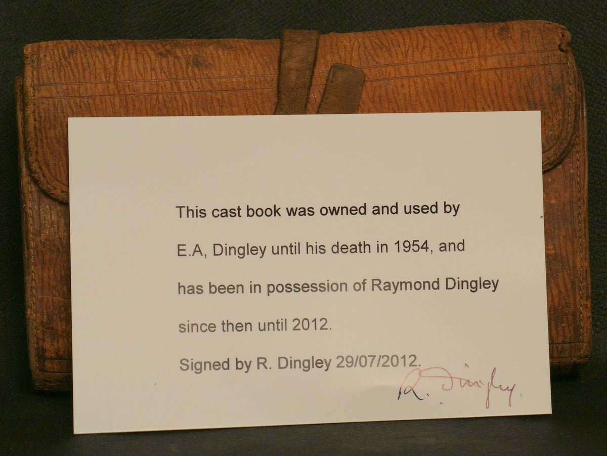 Ernest Dingley's personal leather cast wallet 