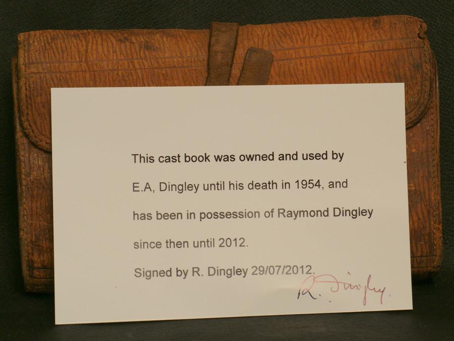 Ernest Dingley's personal leather cast wallet