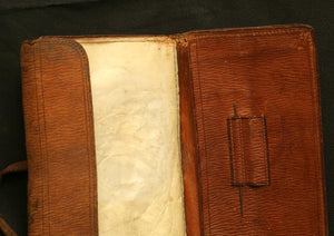 Ernest Dingley's personal leather cast wallet