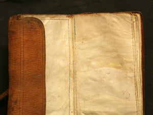 Ernest Dingley's personal leather cast wallet