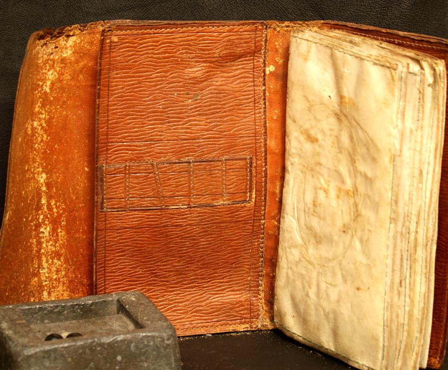 Ernest Dingley's personal leather cast wallet 