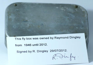 Raymond Dingley's personal Wheatley fly box with original flies 
