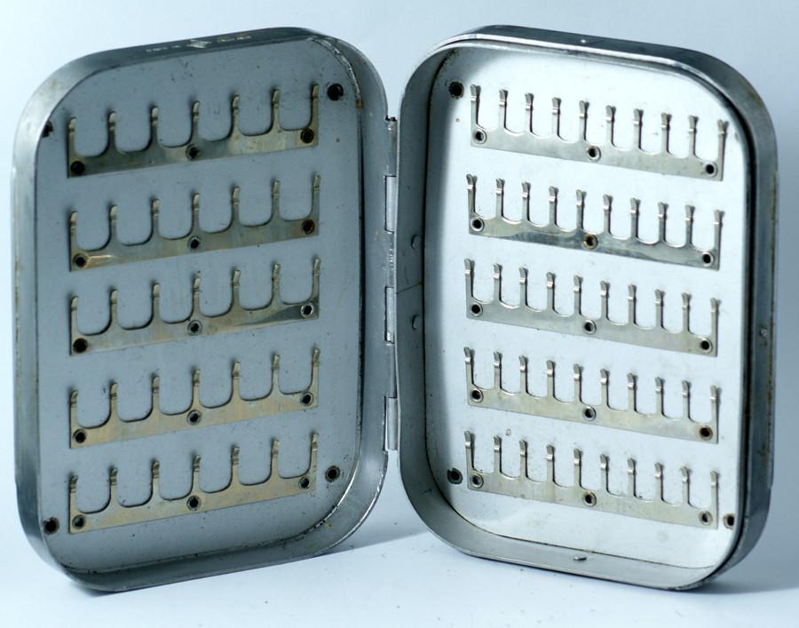 Raymond Dingley's personal Wheatley fly box with original flies