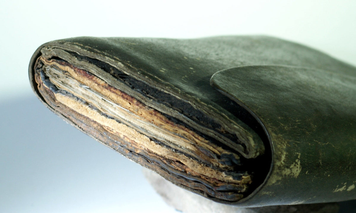 William H. Dingley's personal leather cast wallet 