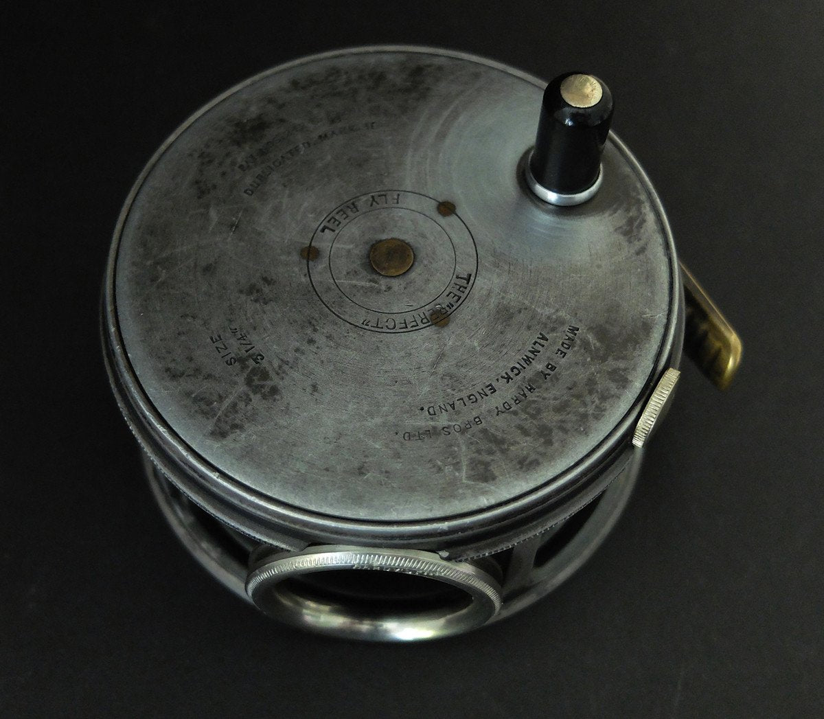 Hardy Perfect 3 1/4" Wide Drum Fly Reel - with line guard!