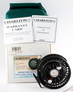 Charlton 8550C Fly Reel (w/Bonefish Spool) - LHW New in Box