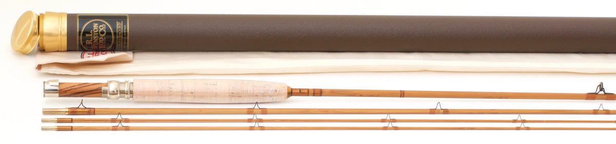 R.L. Winston Bamboo Rod 8' 3/2 #4 - full rod assembled view