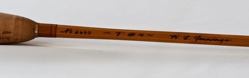 Jennings, Homer -- 7' 2/2 4wt Bamboo Rod 