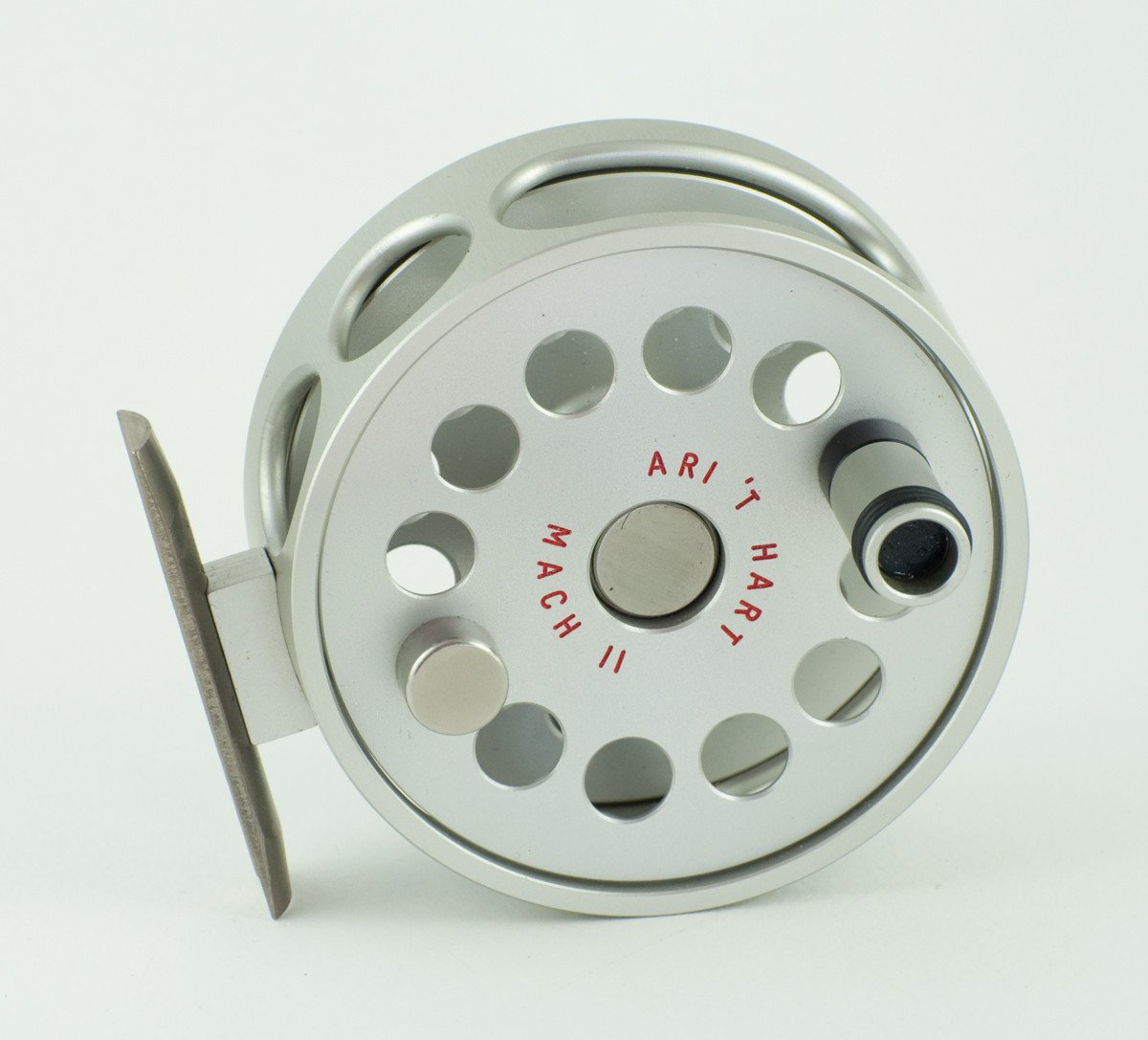 Ari 't Hart Mach II silver fly reel - mint