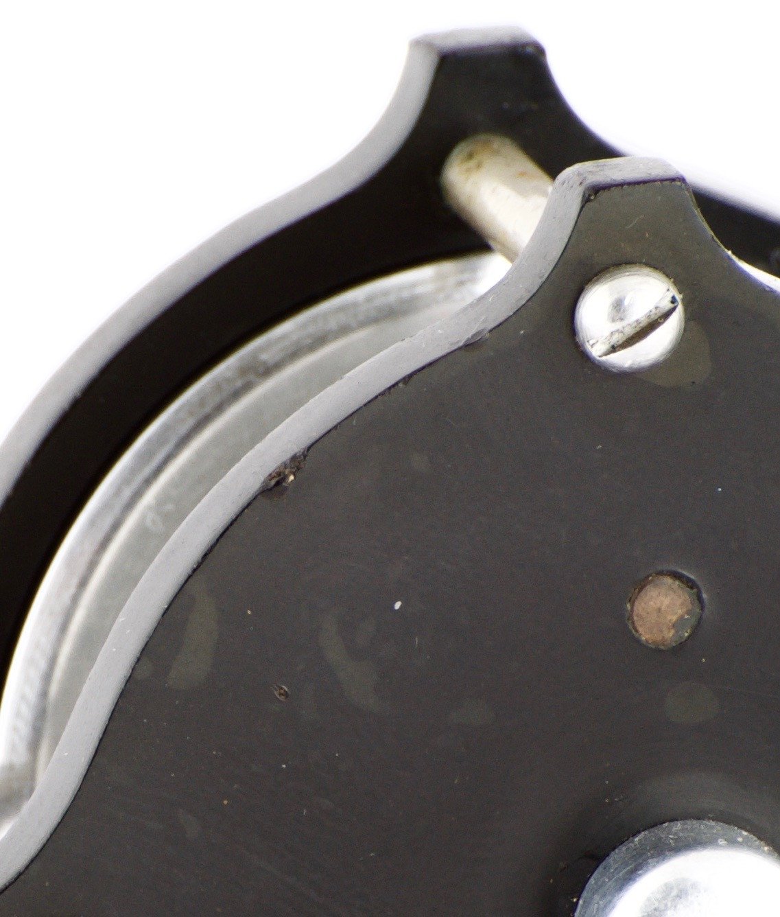 William Mills & Son Original "Fairy" Raised Pillar / Hard Rubber Fly Reel 