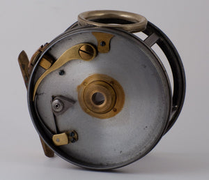 Hardy Perfect 4 1/4" Eunuch - 1912 check fly reel w/ rotating line guide 