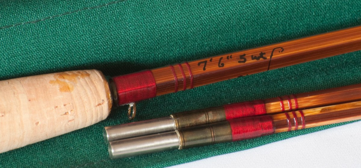 Tom Maxwell 7'6 2/2 5wt bamboo rod