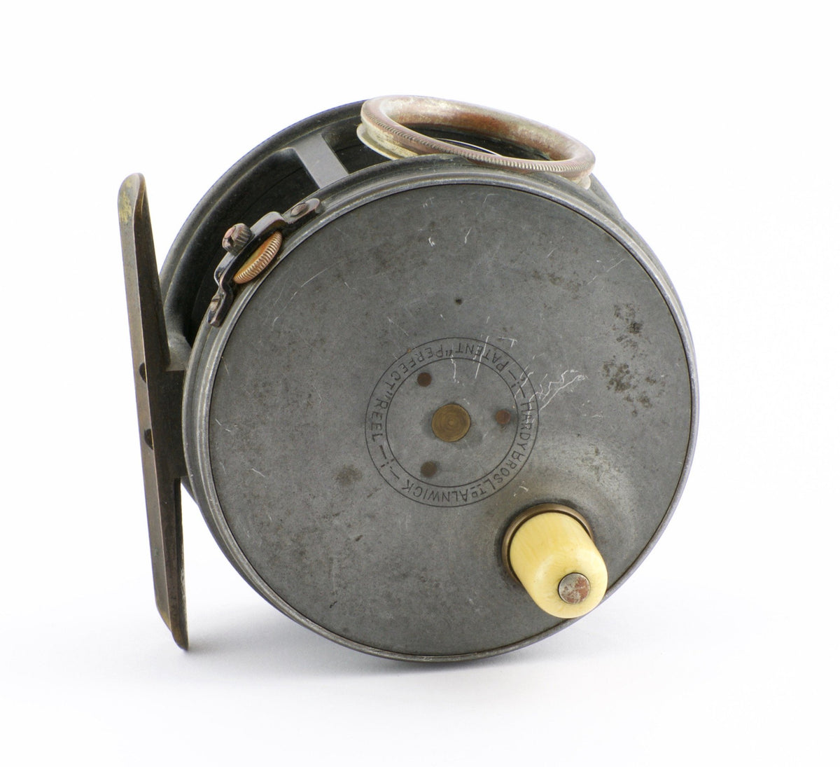 Hardy Perfect 3 3/4" Wide Drum 1912 Check Fly Reel 
