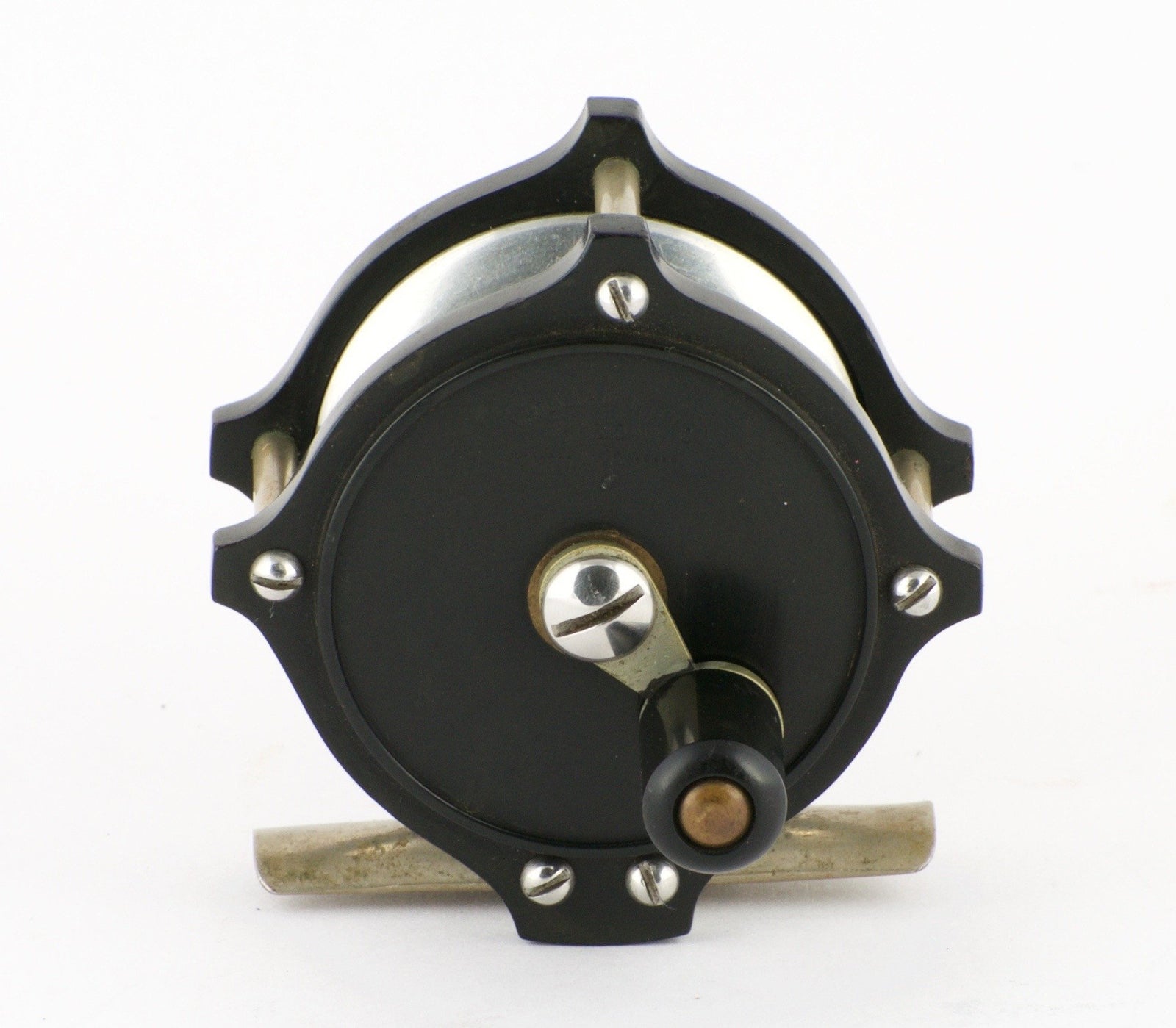 William Mills & Son Original "Fairy" Raised Pillar / Hard Rubber Fly Reel