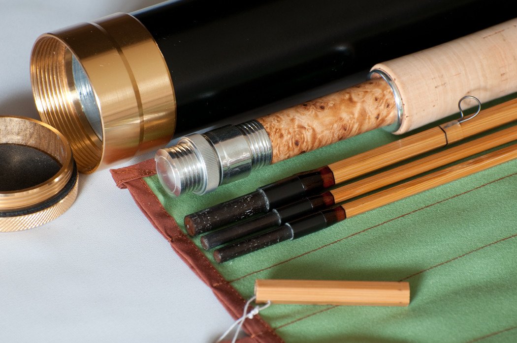 Takemoto Hollowbuilt Bamboo Rod - 8'6 3/2 6wt Hardy Cup Champion Rod!