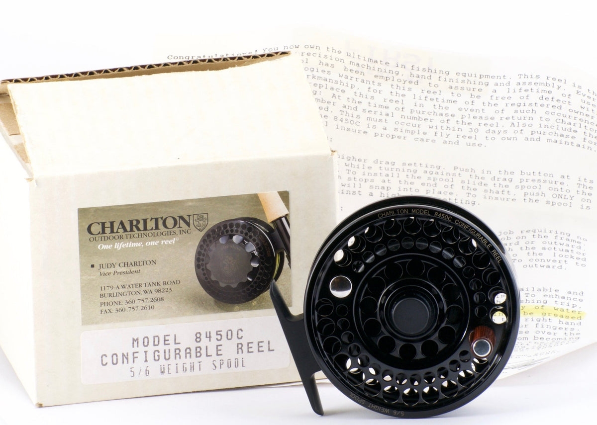 Charlton 8450C Fly Reel w/ 5/6 Spool
