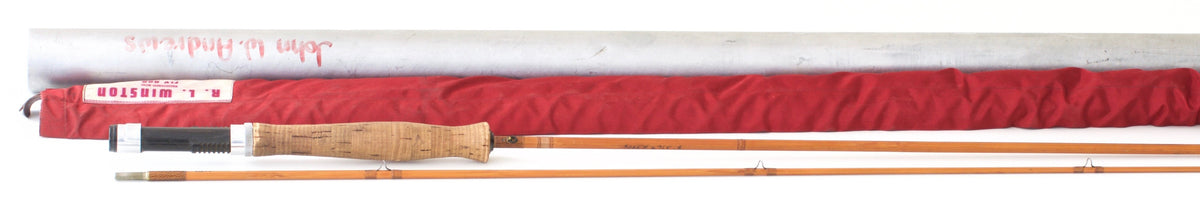 R.L. Winston Bamboo Rod Lew Stoner era 8' 2/1 #4/5 - maker signature and rod markings