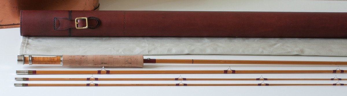 Hidy, Jim - 8'6 3/2 5wt Hollowbuilt Bamboo Rod 