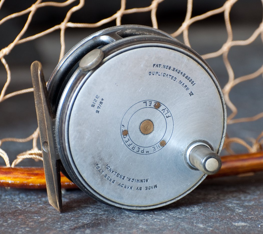 antique hardy perfect fly reel 1896 BROS 3 1/4 Brass The Rare 3 1/4 Antique & Vintage Fishing Tackle proven and adjustable check system that delivers the unmistakable Hardy sound Hardy Brothers Vintage Hardy Reels