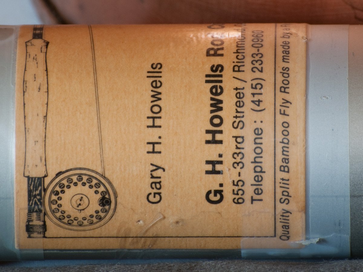 Howells, Gary - 8'6 2/1 6wt Bamboo Rod - early rod! 