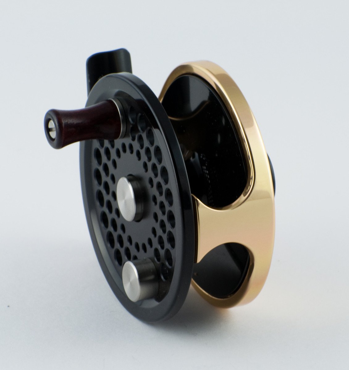 Abel No. 0 fly reel - black/gold (mint)