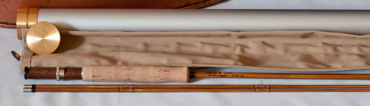 Hanson, Leon - 7'9 2/2 4wt Hollow-built Bamboo Rod 