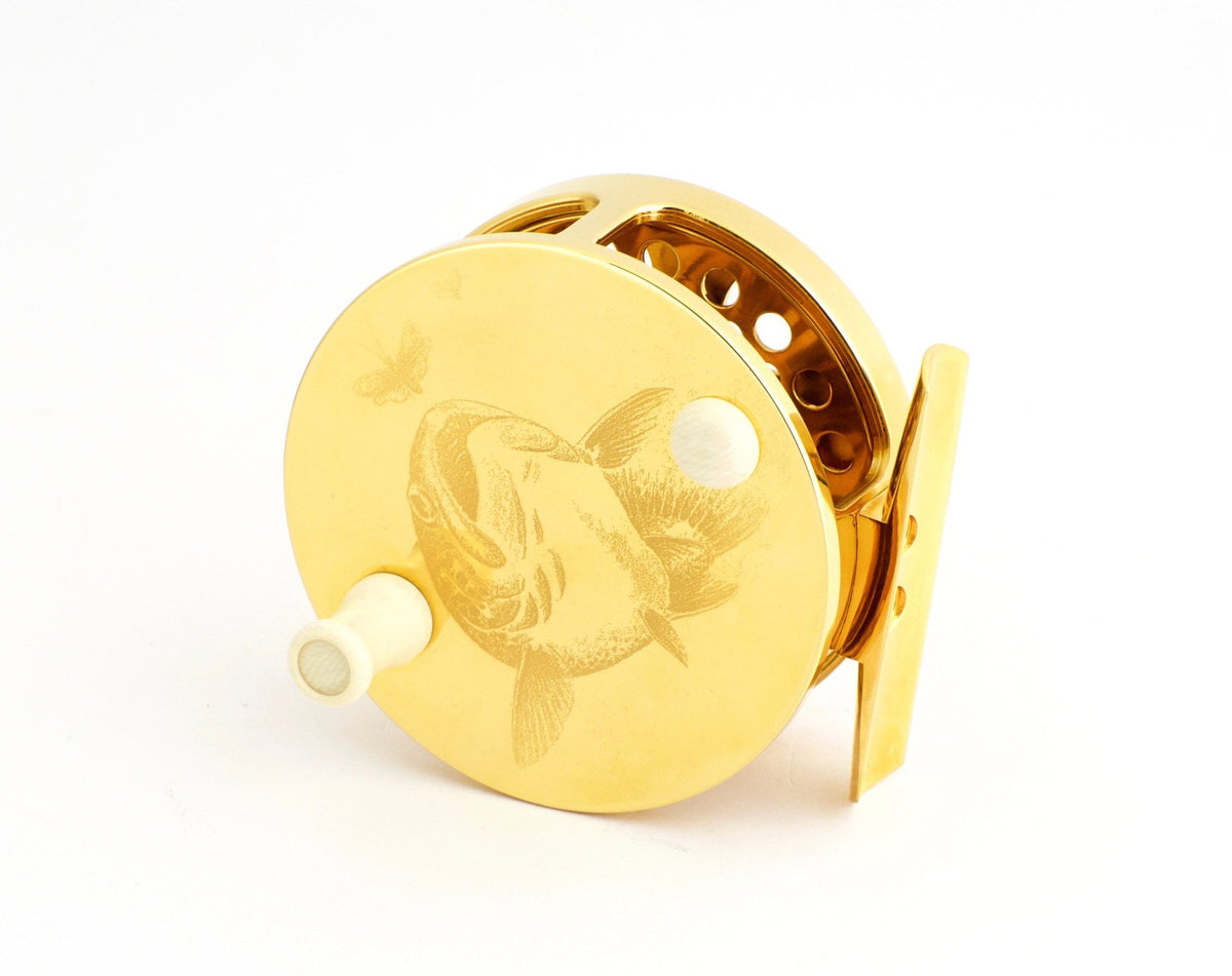 Stenzel Regent #2 Gold Plated Fly Reel