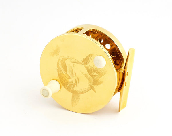 Stenzel Regent #2 Gold Plated Fly Reel - Spinoza Rod Company