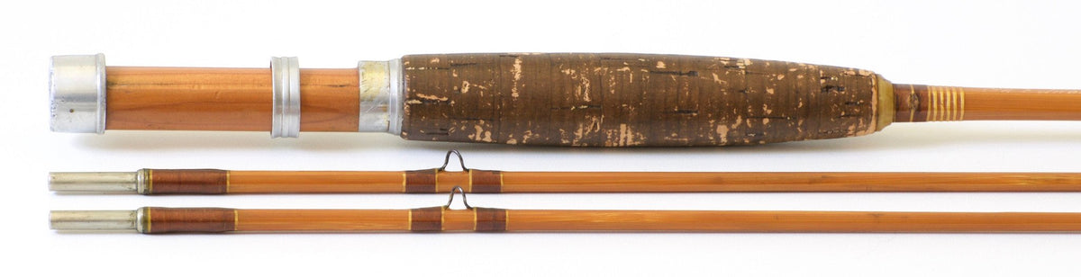 Edwards, E.W. -- Extremely Scarce Signed 7'6 De Luxe Bamboo Rod 