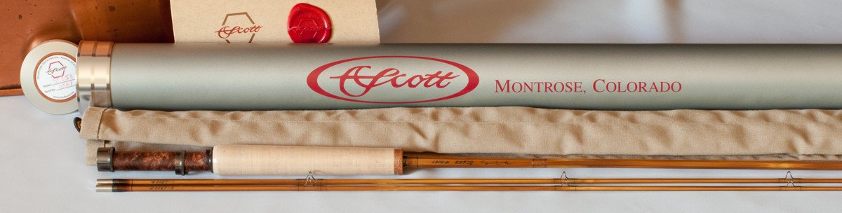 Ramanauskas, Bernard -- Scott SC Bamboo Rod 6'5 2/2 3wt - maker signature and rod markings