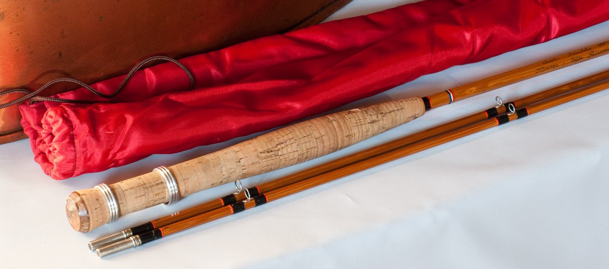 Pezon et Michel Super Parabolic PPP, Mirage Riccardi Bamboo Rod 6'6 2/2 4-5wt 