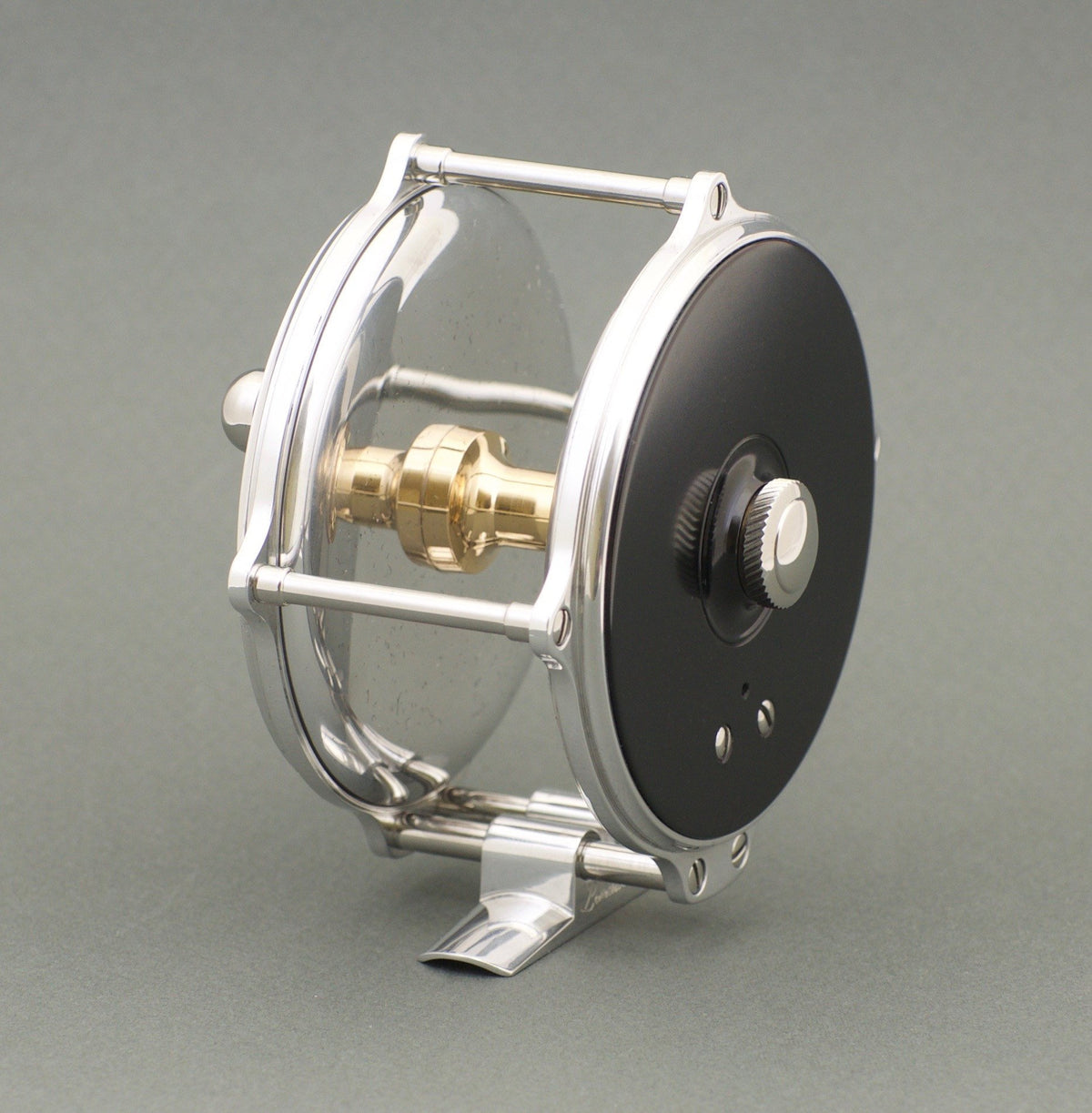 Georg Lundwall 3.72" Black Darter Click Reel 