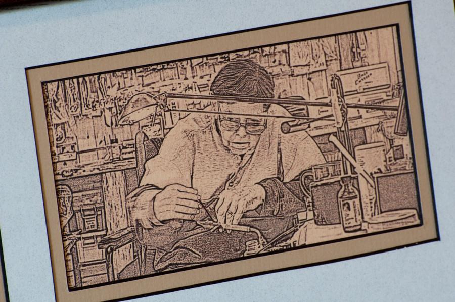 Fran Betters AuSable Fly Collection - Framed