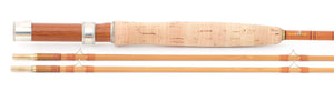 R.L. Winston Bamboo Fly Rod Morgan/Brackett 7'6" 2/2 3 oz. - maker signature and rod markings