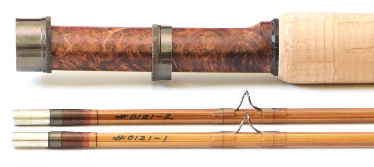 Ramanauskas, Bernard - Scott Rod Co. Bamboo Rod 6'11 2/2 4wt - rod sections with wraps and hardware