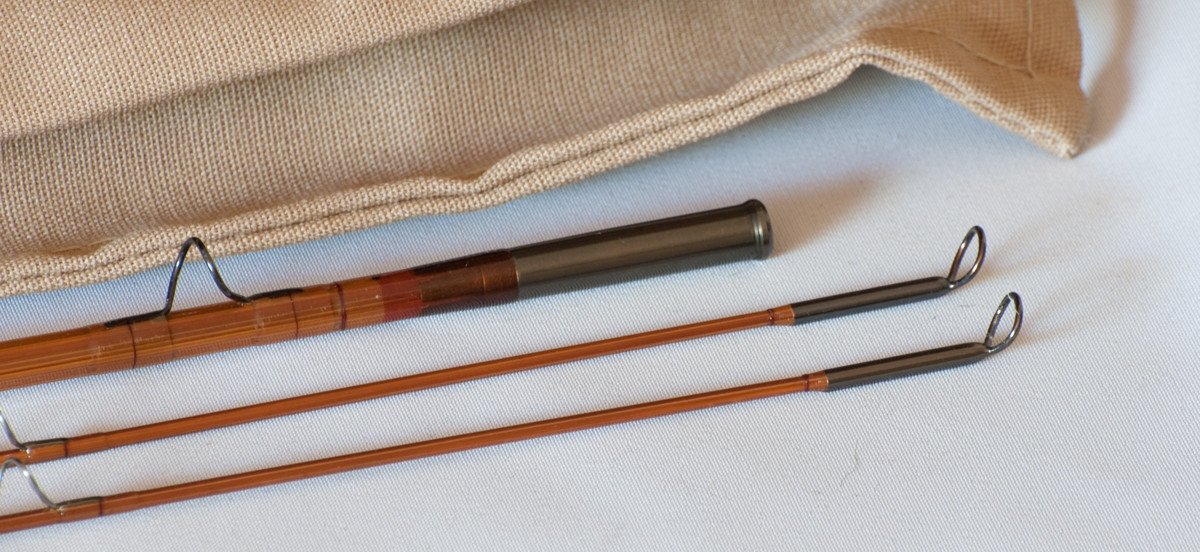 Ramanauskas, Bernard -- Scott SC Bamboo Rod 6'5 2/2 3wt - rod sections with guides and wraps