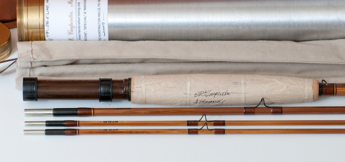Walt Carpenter Browntone 7'9 3/2 5wt Bamboo Rod - New 