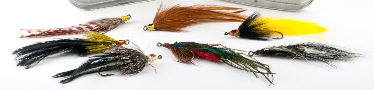 Wheatley Fly Box / Abercrombie & Fitch - with salmon flies