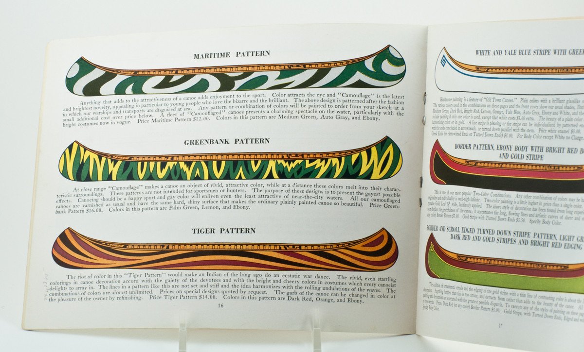 Old Town Canoe Catalog 1919 
