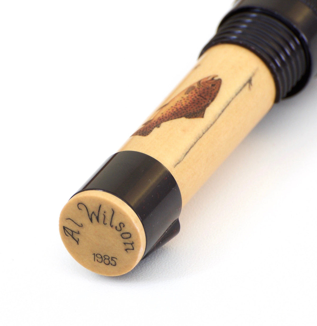 R.L. Winston Al Wilson's Bamboo Rod 8' 2/2 #5 - maker signature and rod markings