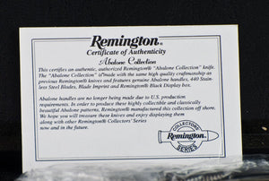Remington Abalone Muskrat Knife - Collectors' Edition
