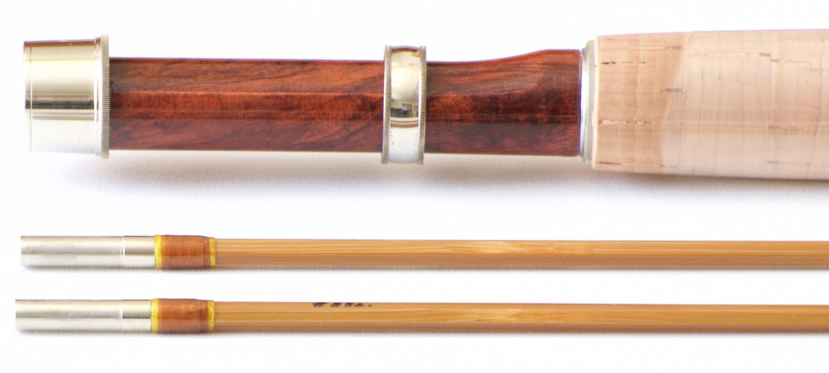 Simroe, Ted -- 6' 3wt Bamboo Rod (new!) - ferrules and tip tops detail