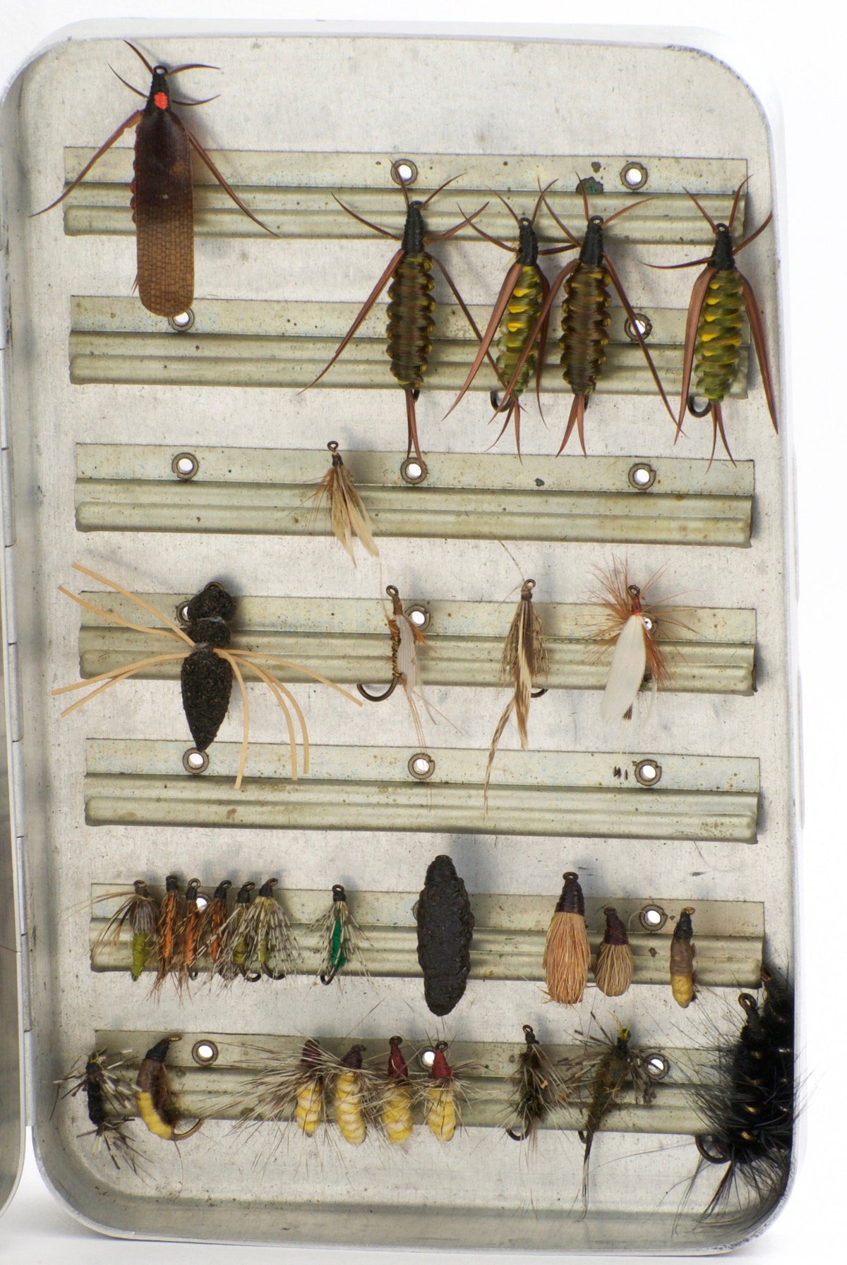 Perrine Fly Box w/ 75 Flies 