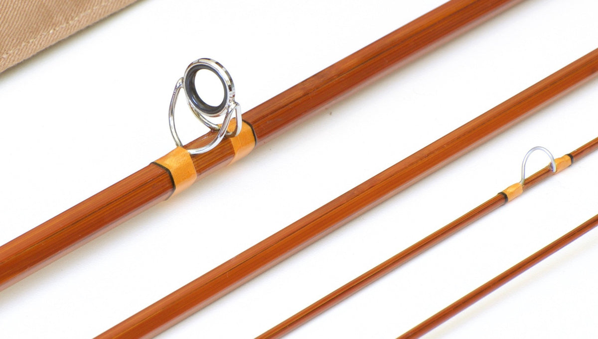 Phillipson Powr Pakt Bamboo Rod 9' 3/2 - rod sections with guides and wraps